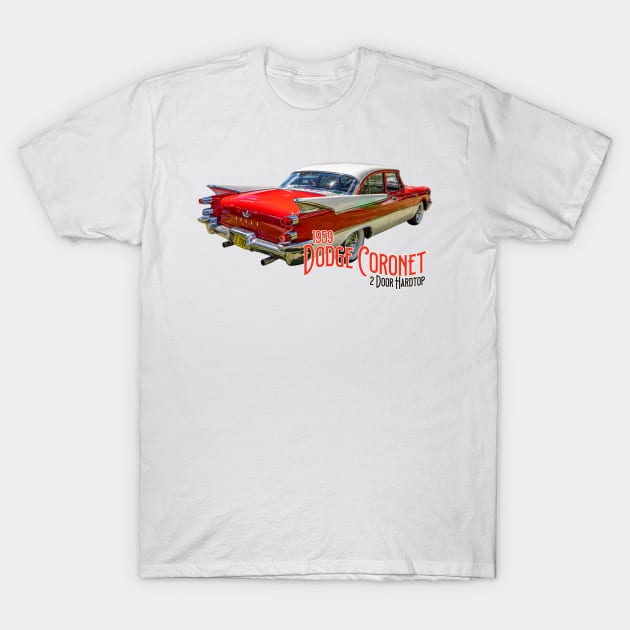 1959 Dodge Coronet 2 Door Hardtop T-Shirt by Gestalt Imagery